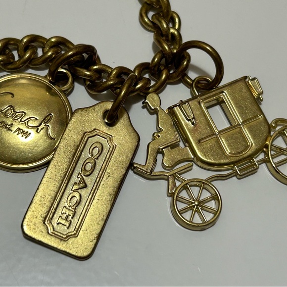 Coach Vintage Horse and Carriage Chain Charm - Picture 4 of 8